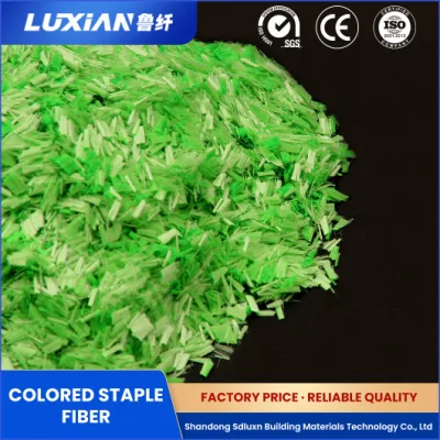 Sdluxn Pitch Fibra de Carbono Atacado Verde PSF 100% Fibra Básica de Poliéster China Oco Estilo Conjugado Fibra Básica de Poliéster 8den X 64mm Vermelho Fabricantes