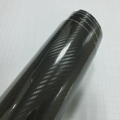 Película para embrulhar carro fibra de carbono 5D ultrabrilhante